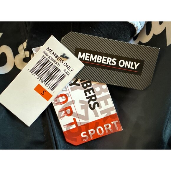 Members Only Sport Multicolor Racing Windbreaker Jacket Men's Small New with Tag - Picture 5 of 8